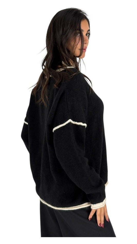 Baida Black Sweater