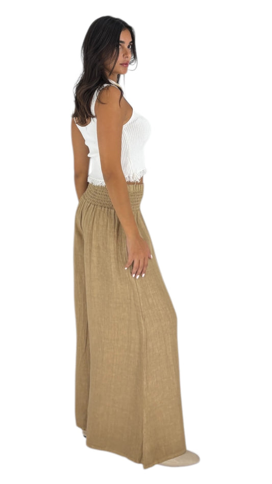 Wolfi Camel Pants