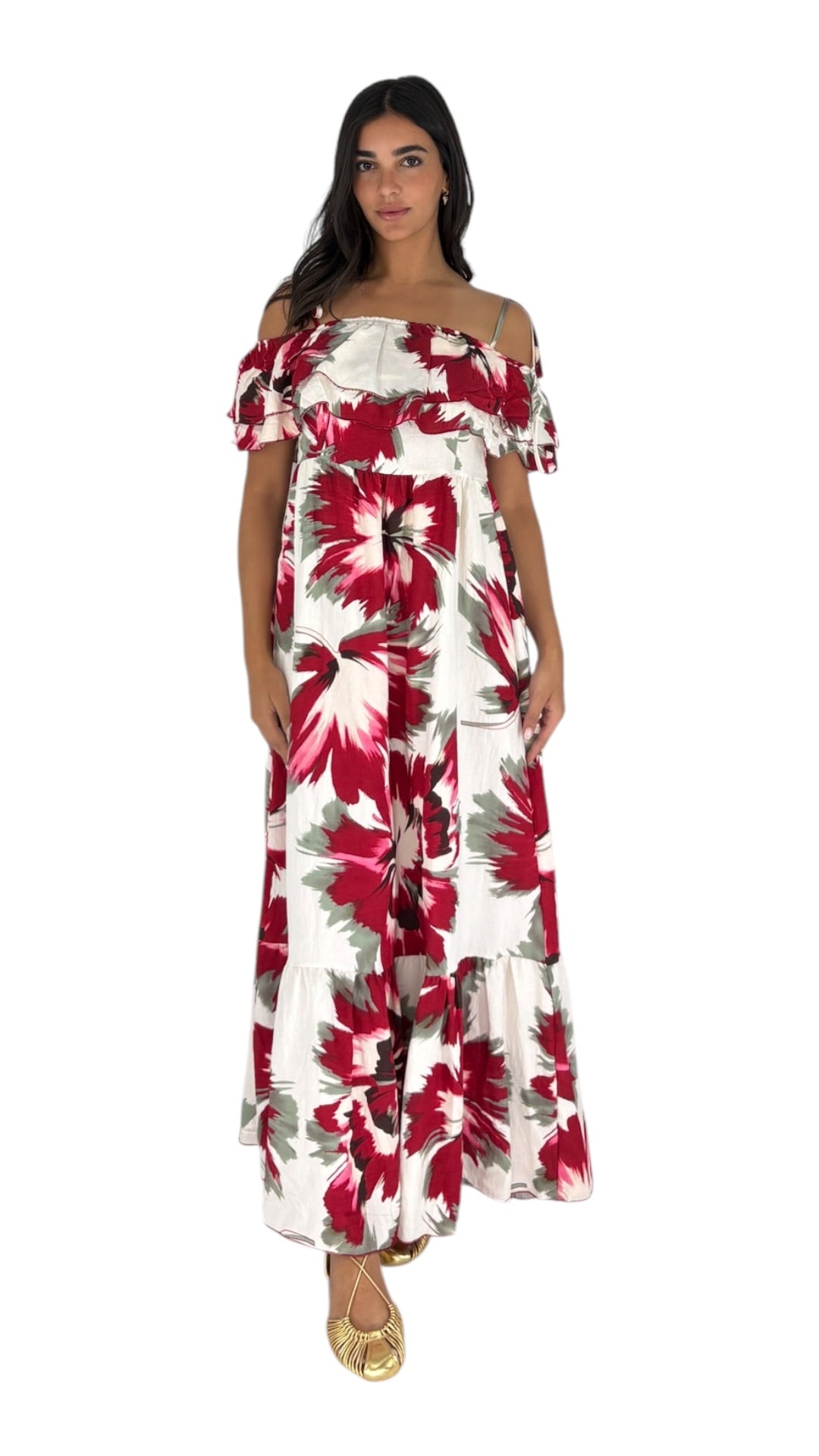 Juno Red/Green Dress