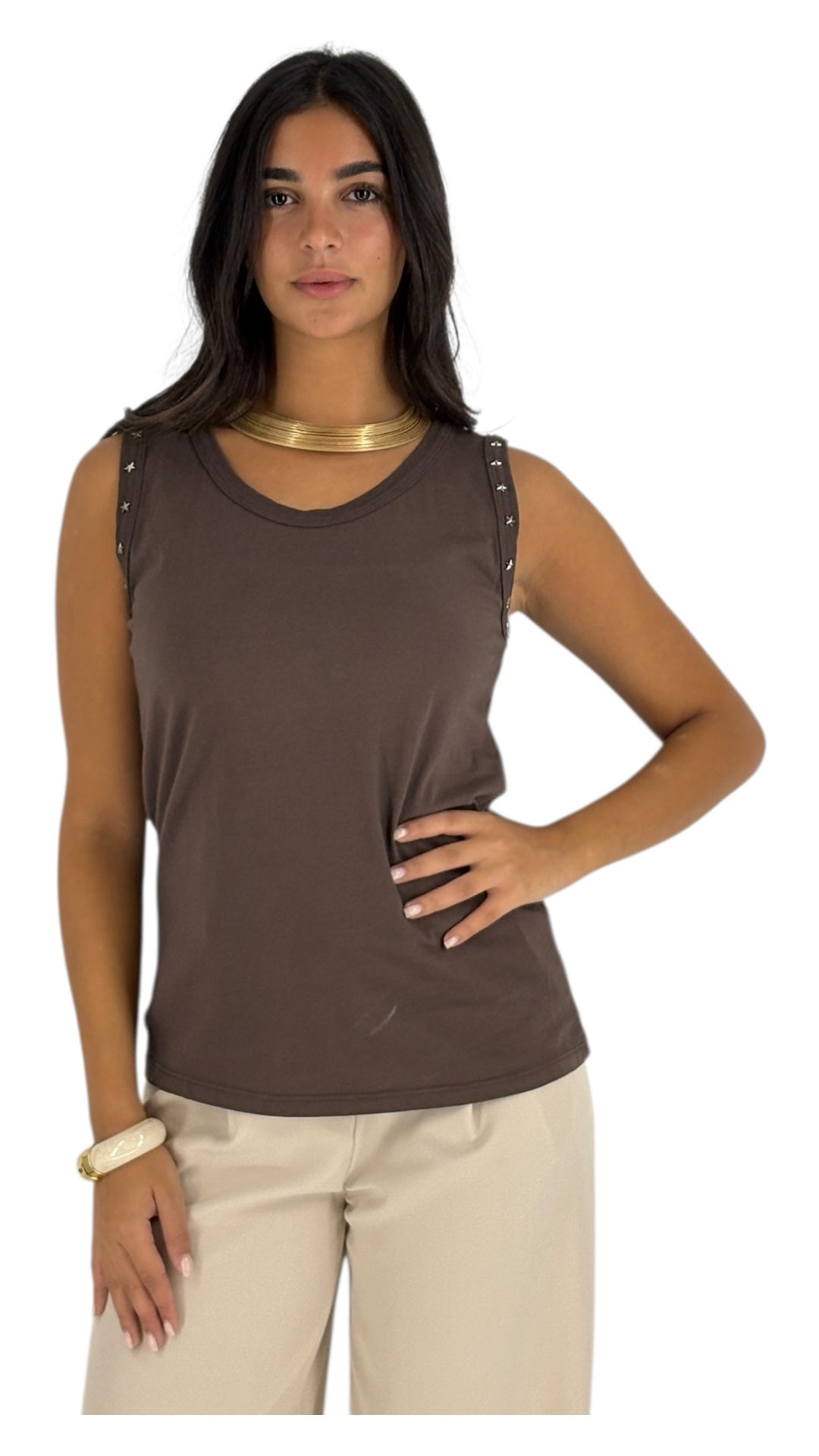 Maris Brown Top
