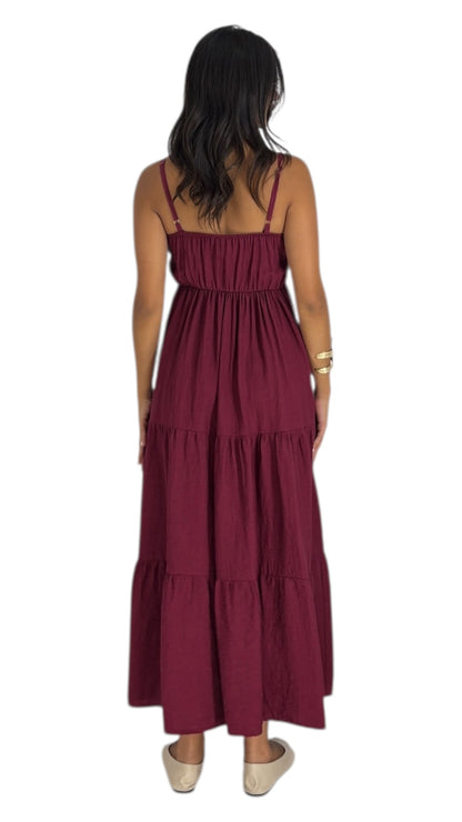 Dolly Maroon Dress