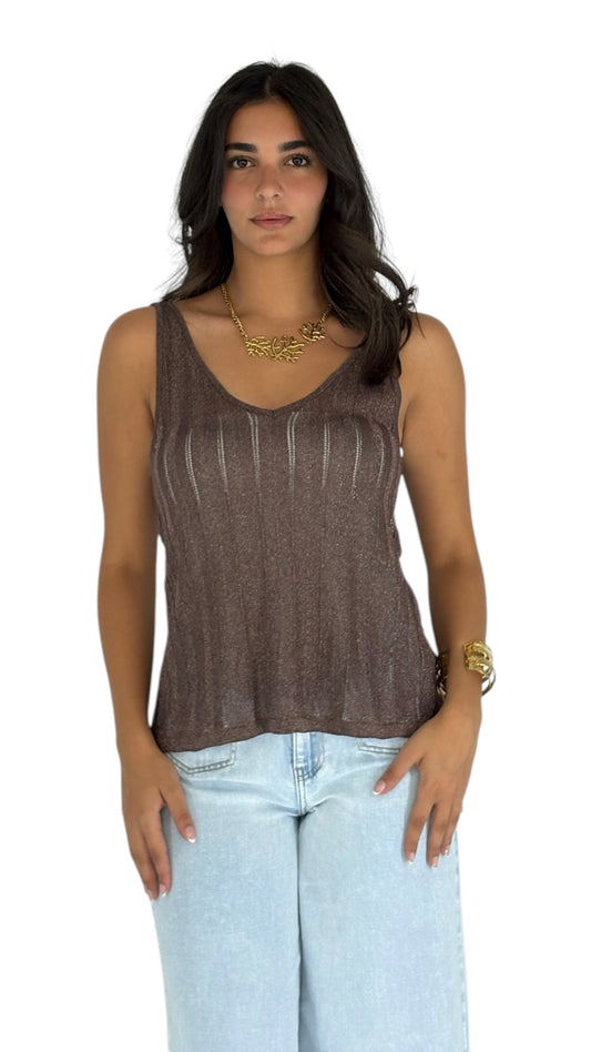 Suha Brown Top