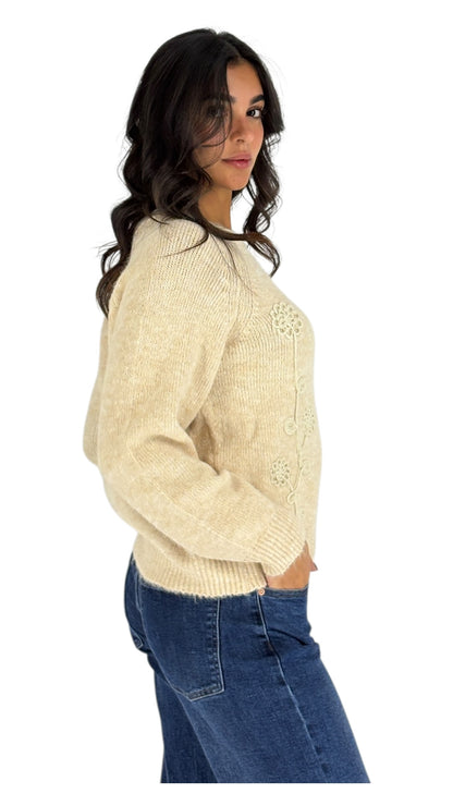Lilac Beige Sweater