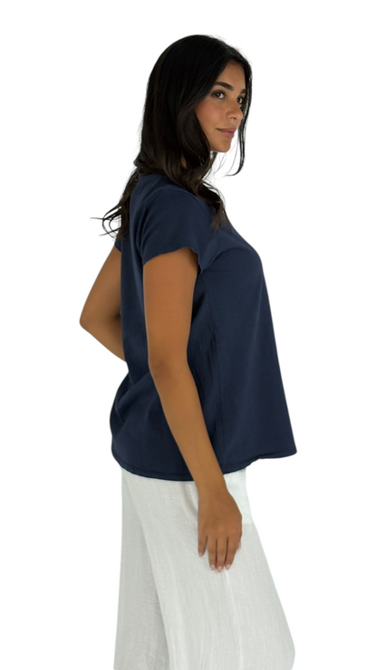 Rania Navy T-Shirt