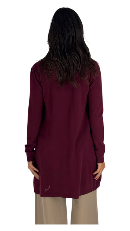 Nebula Burgundy Cardigan