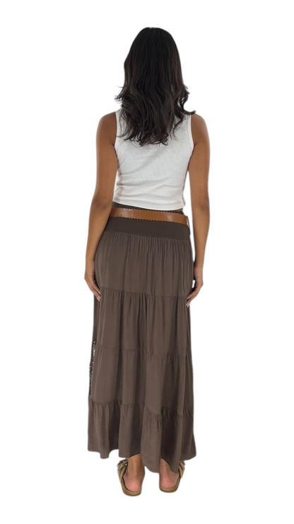 Suhad Brown Skirt