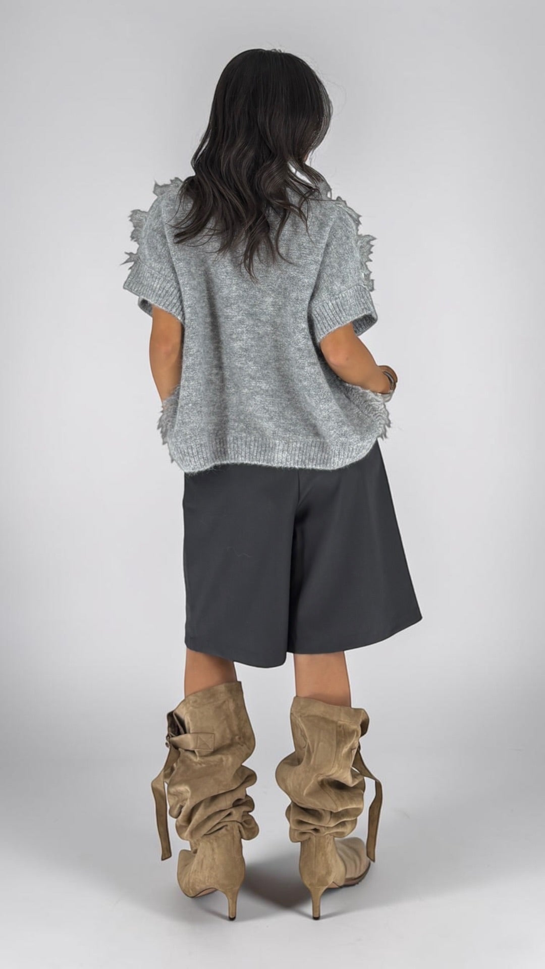 Zahi Grey Vest