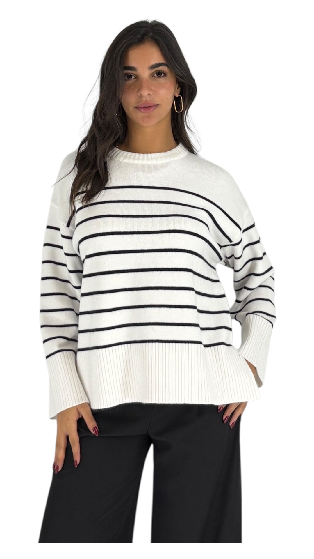 Batoul White Sweater