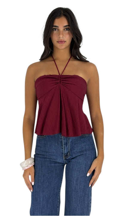 Malak Burgundy Top