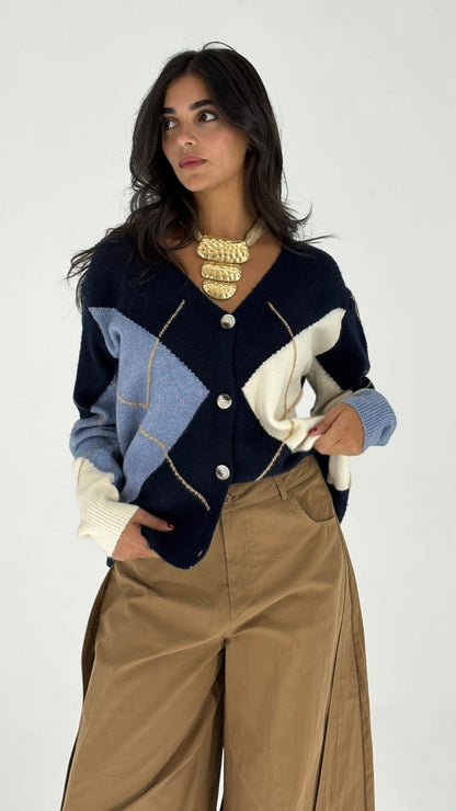 Lalic Diamond Shape Cardigan