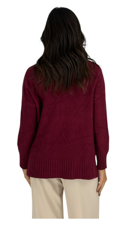 Cala Burgundy Sweater