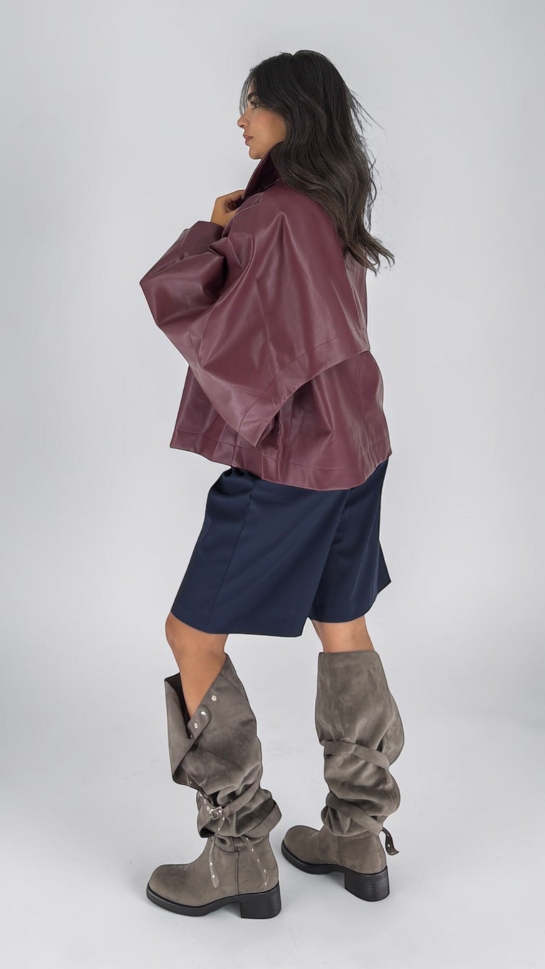 Rozan Burgundy Jacket