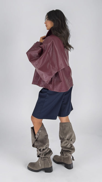 Rozan Burgundy Jacket