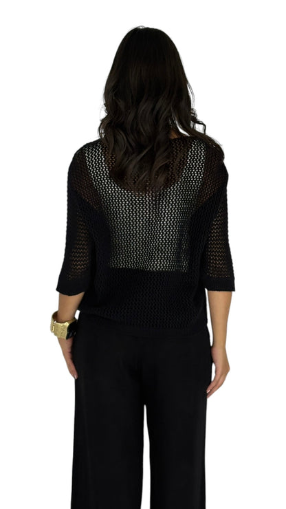 Zain Black Top