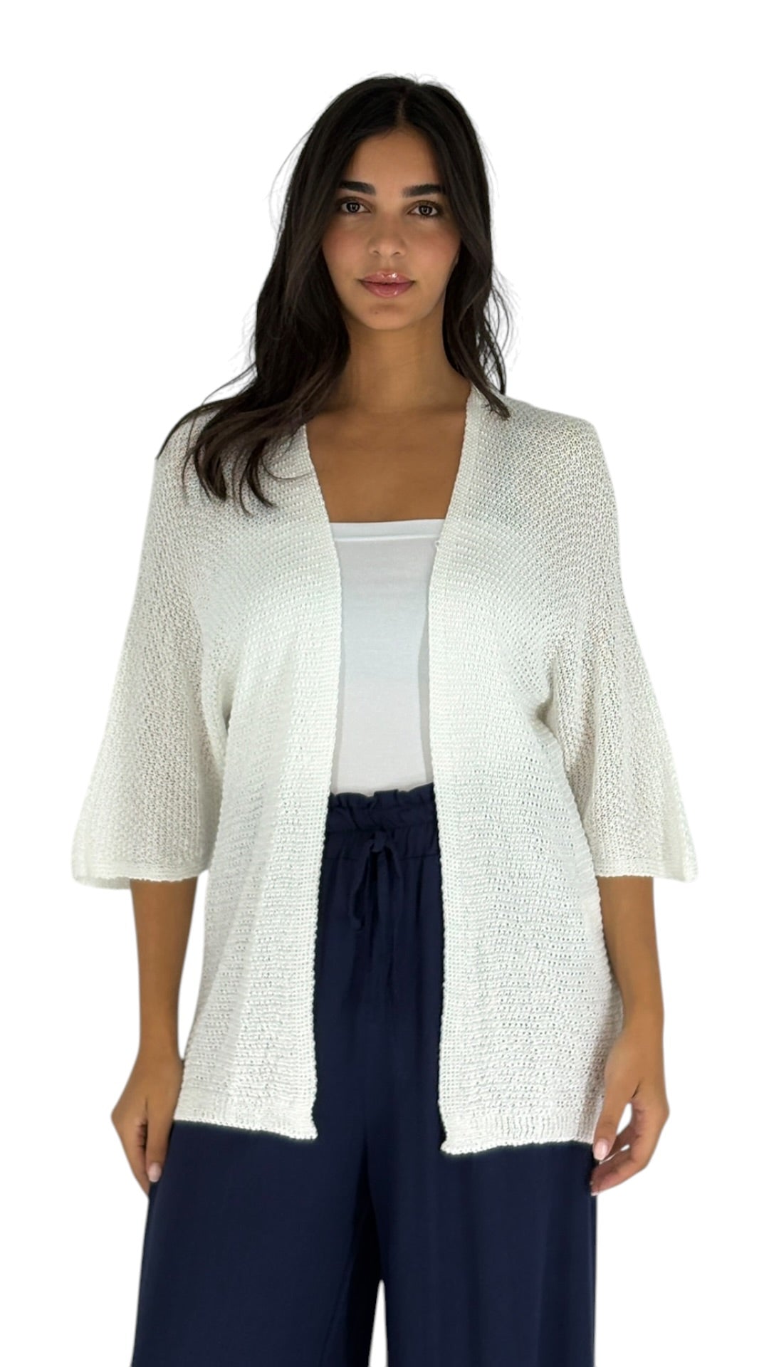 Mary White Cardigan