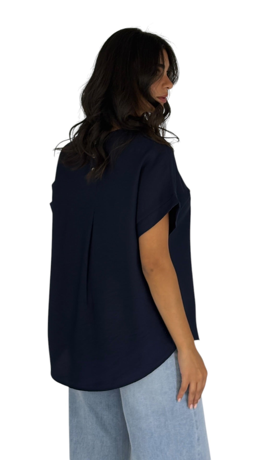 Poem Navy Top