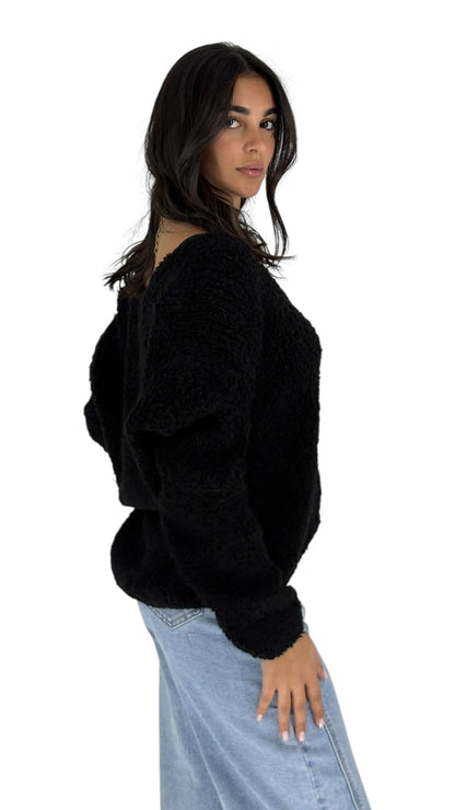 Savana Black Cardigan