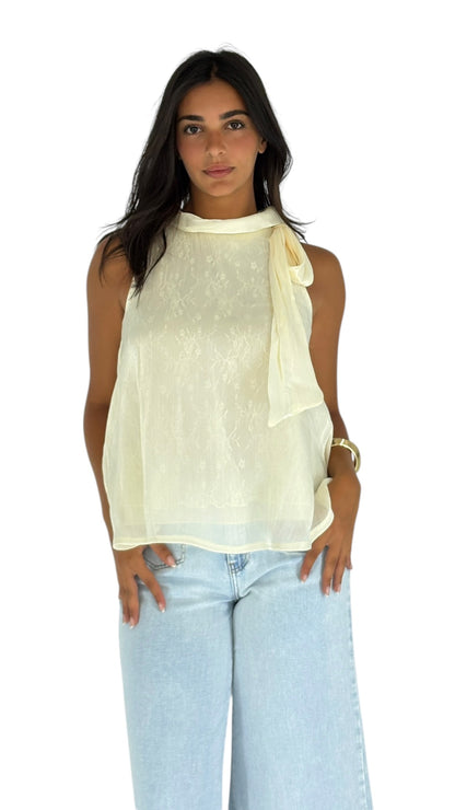 Ayla Cream Top