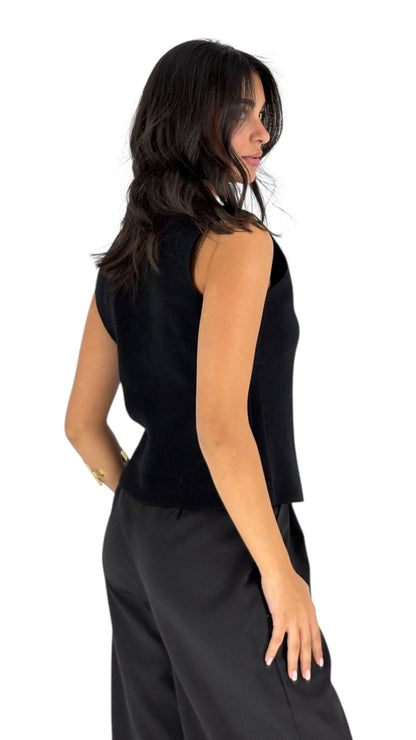 Lucia Black Vest