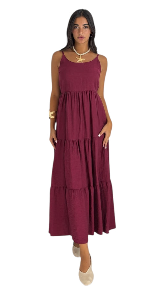 Dolly Maroon Dress