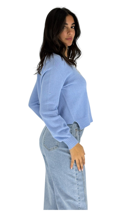 Leah Blue Sweater