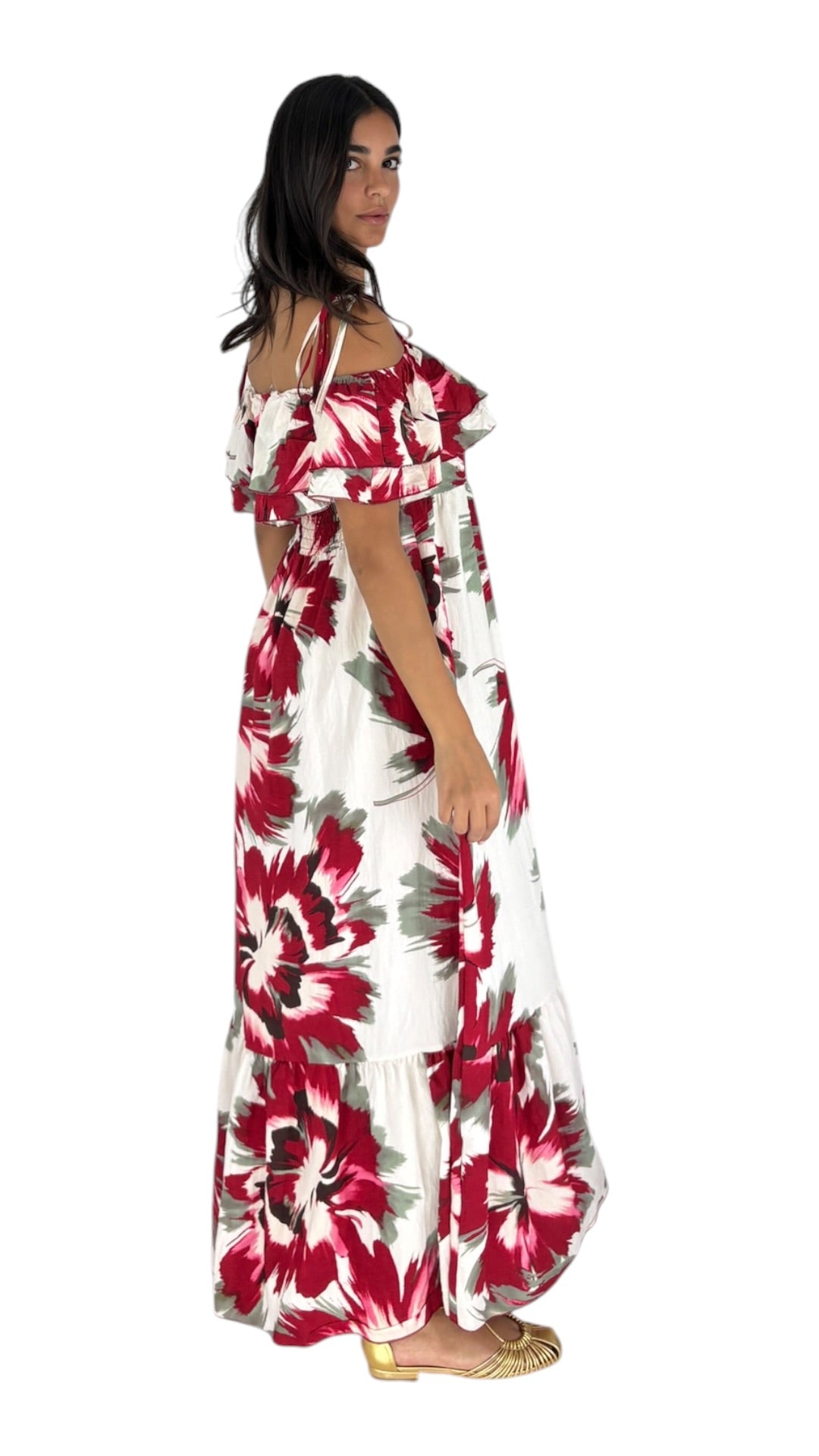 Juno Red/Green Dress