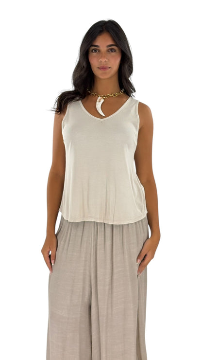 Pamila Beige Top