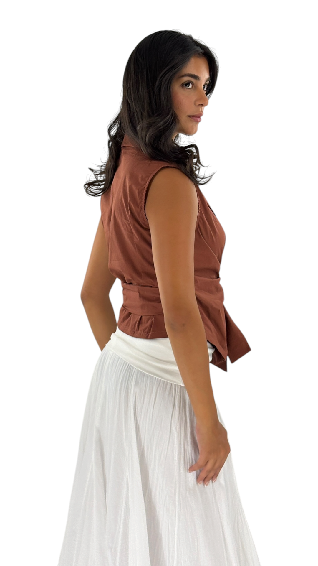 Marie Terracotta Vest