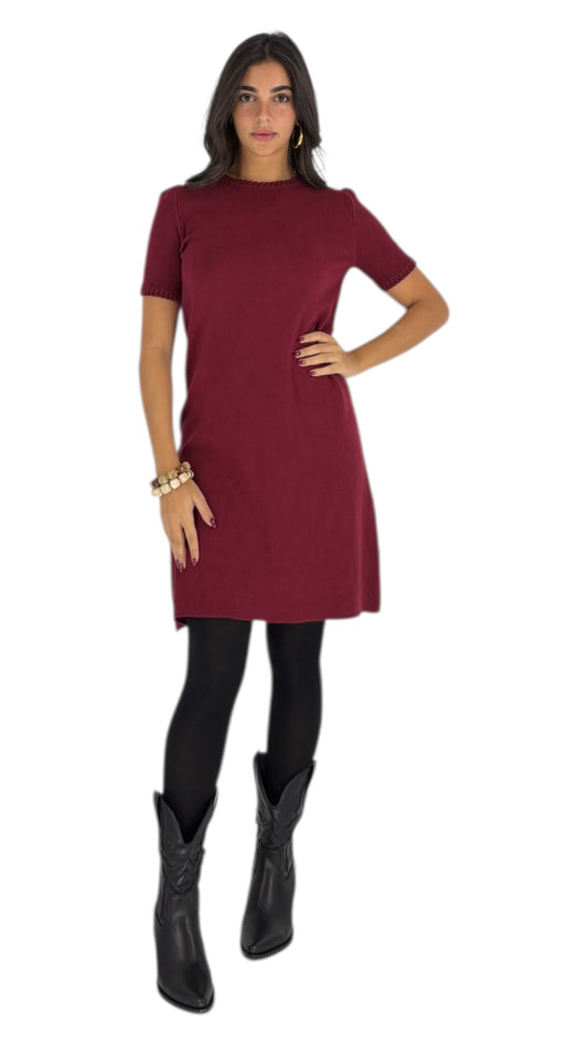 Dania Maroon Dress
