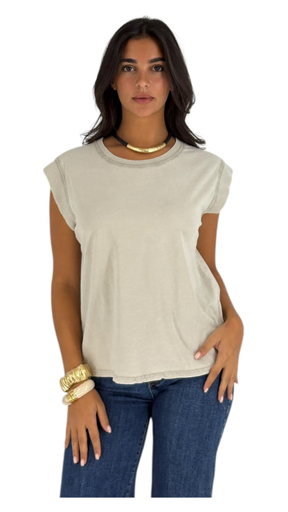 Fiona Beige Top