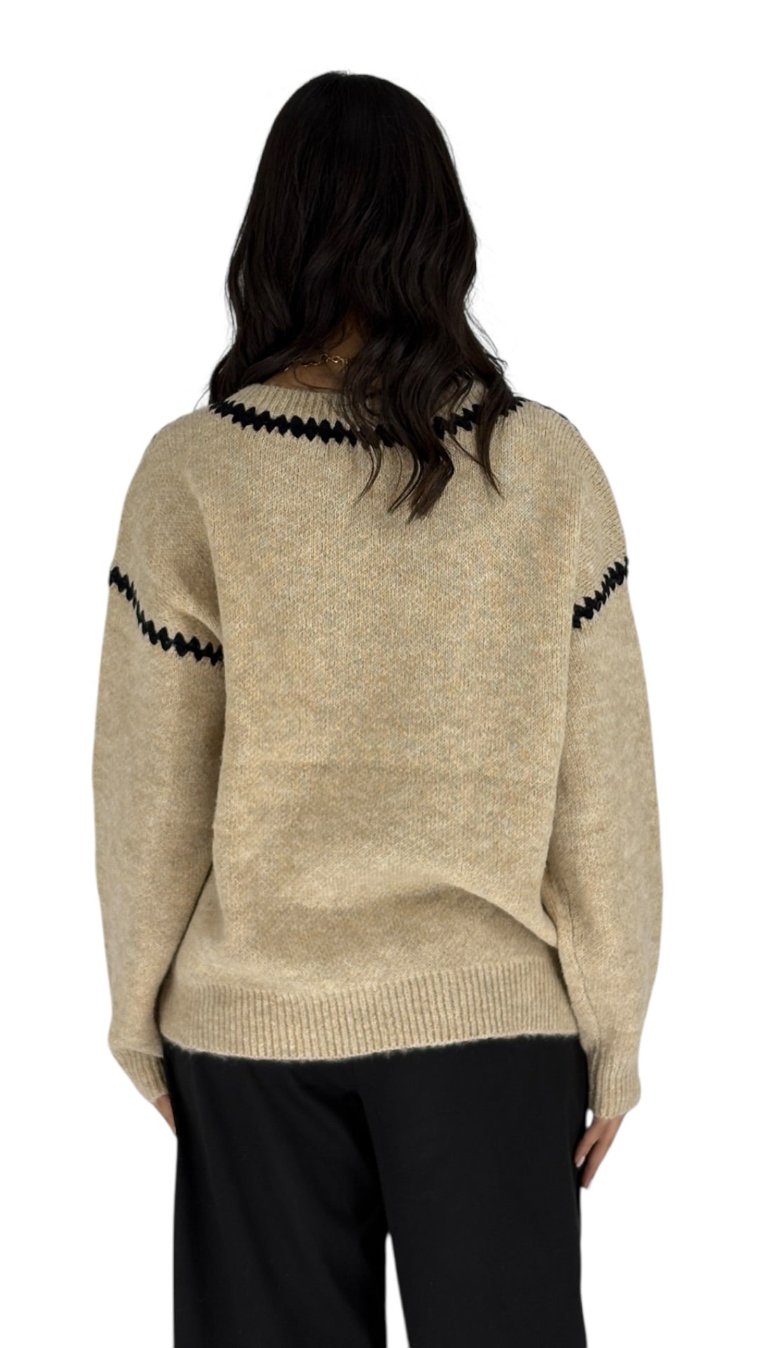Donia Beige Sweater