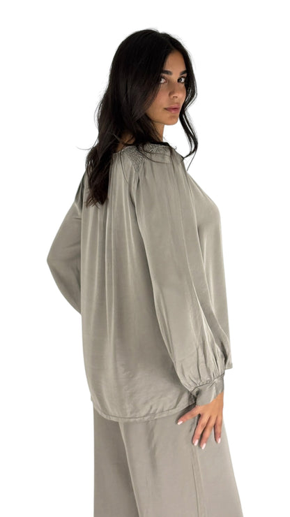 Zaide Taupe Shirt
