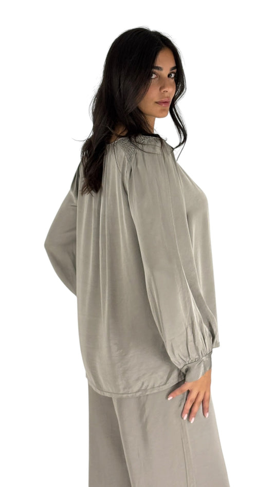 Zaide Taupe Shirt