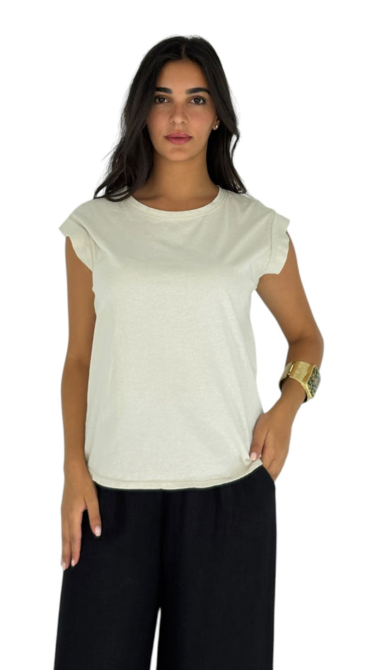 Gwen Beige T-Shirt