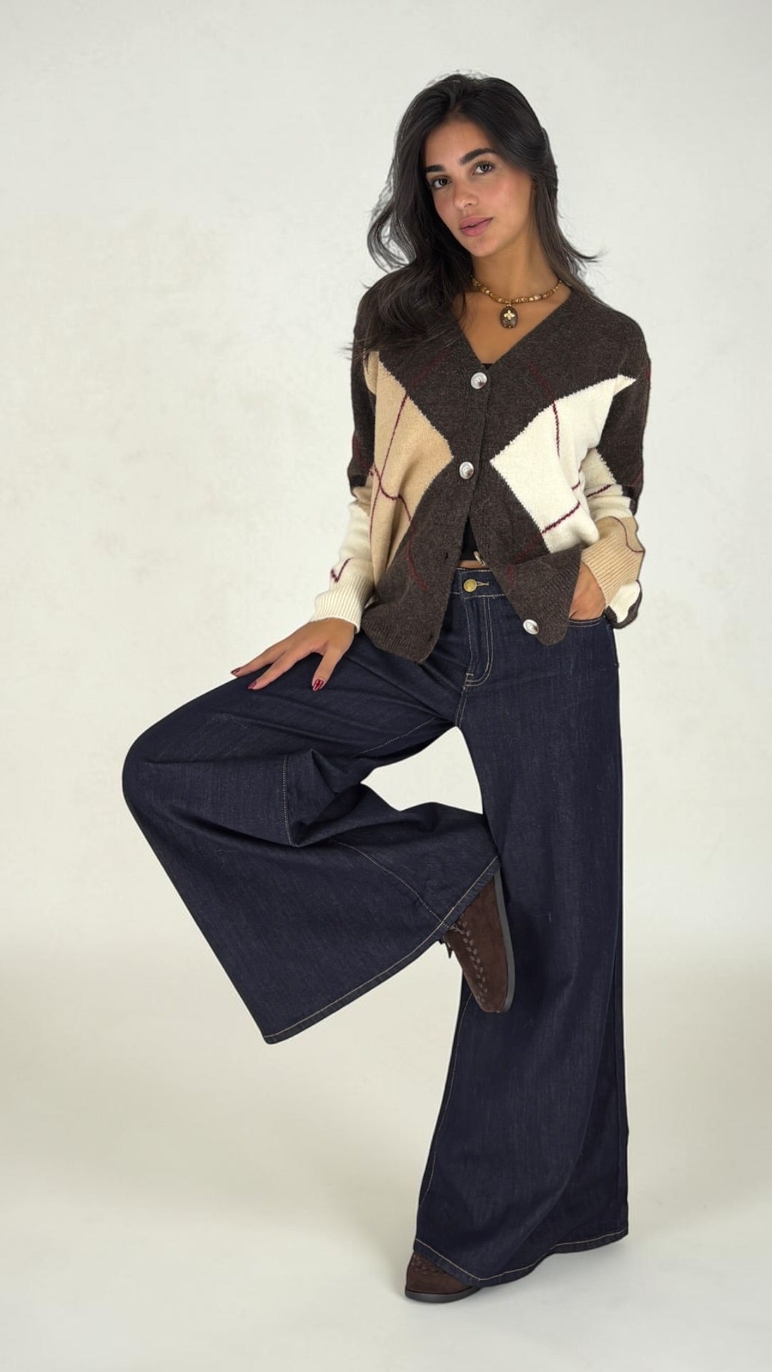 Lalic Diamond Shape Cardigan