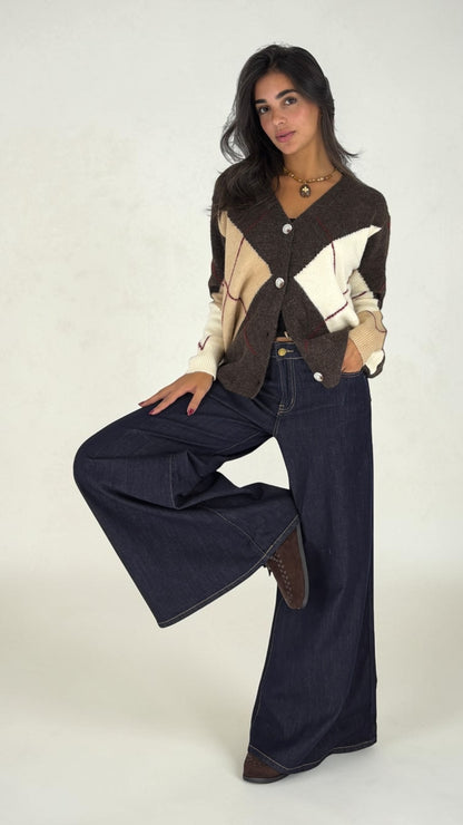 Lalic Diamond Shape Cardigan