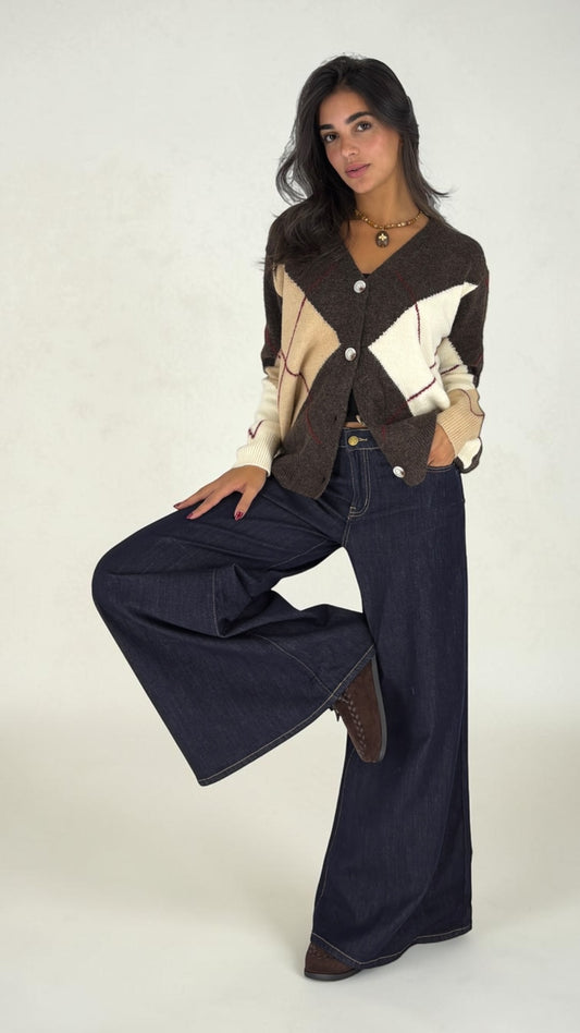 Lalic Diamond Shape Cardigan