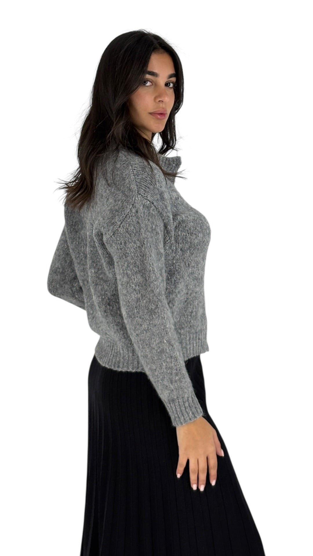 Aditi Grey Cardigan