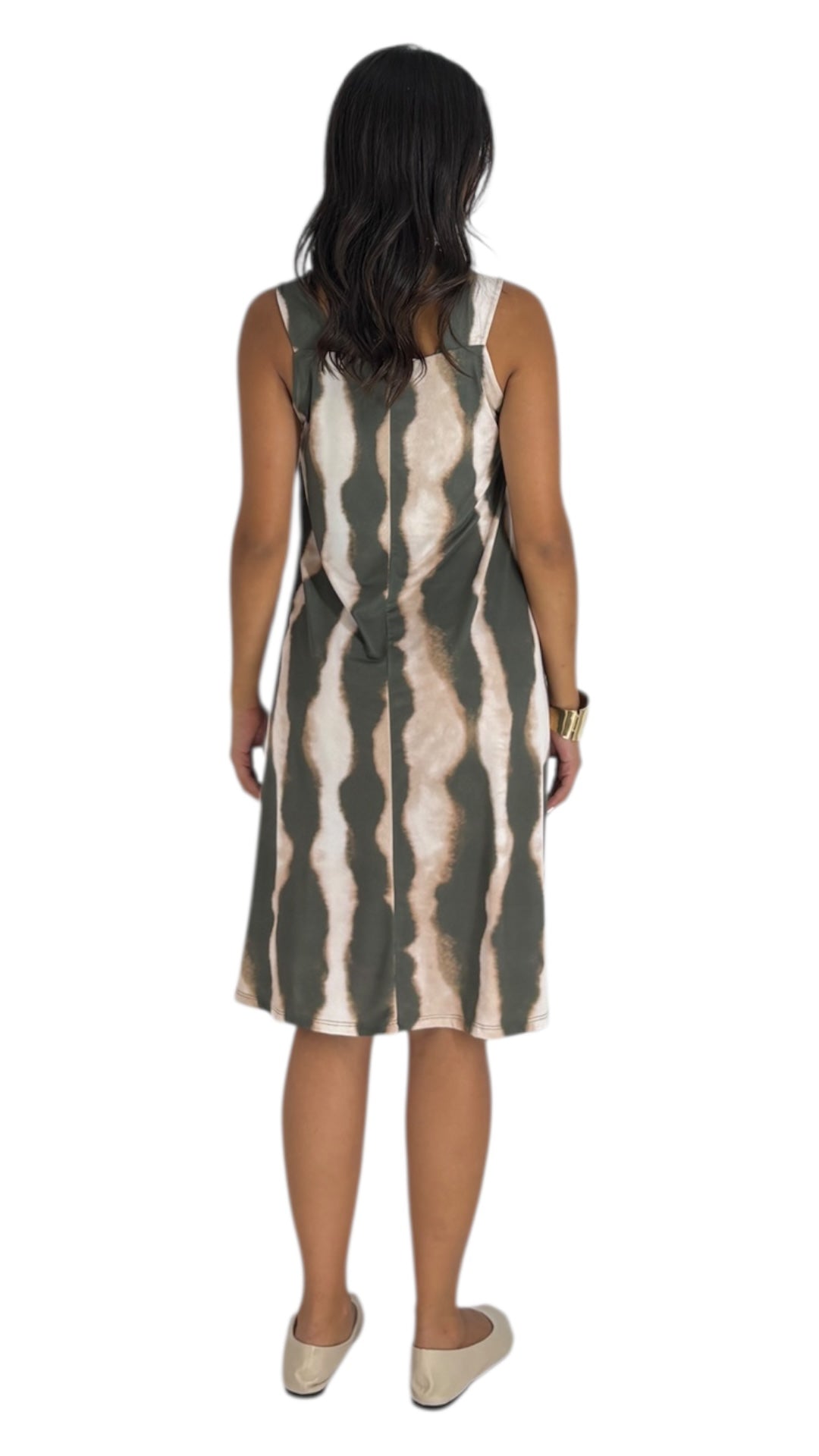 Alani Olive Dress
