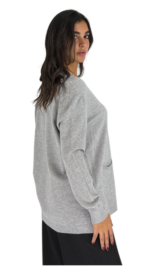 Mircel Grey Cardigan