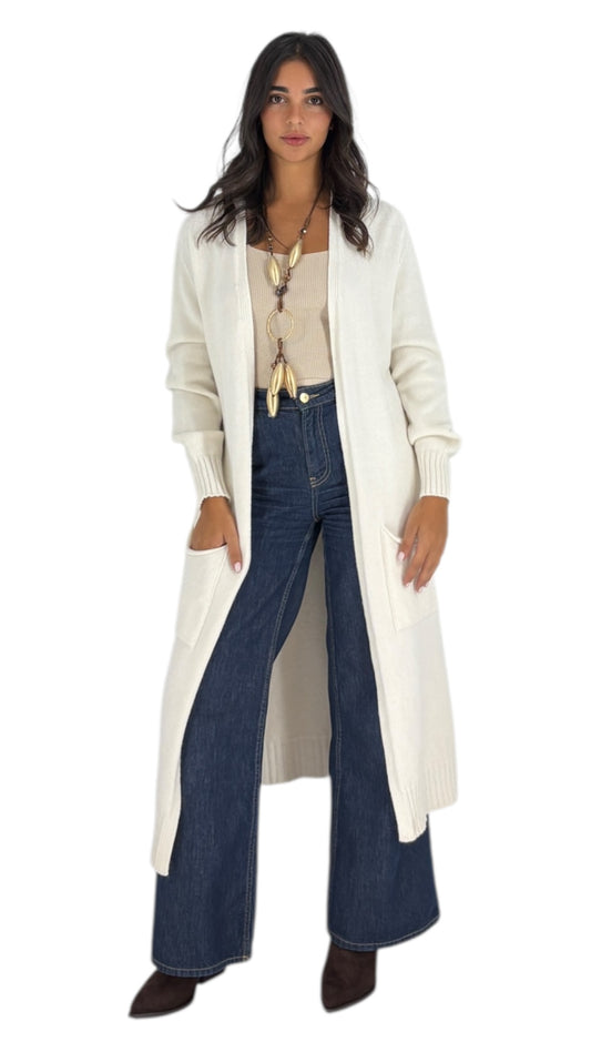 Dalia White Cardigan