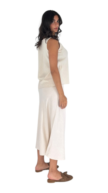Slade Cream Skirt