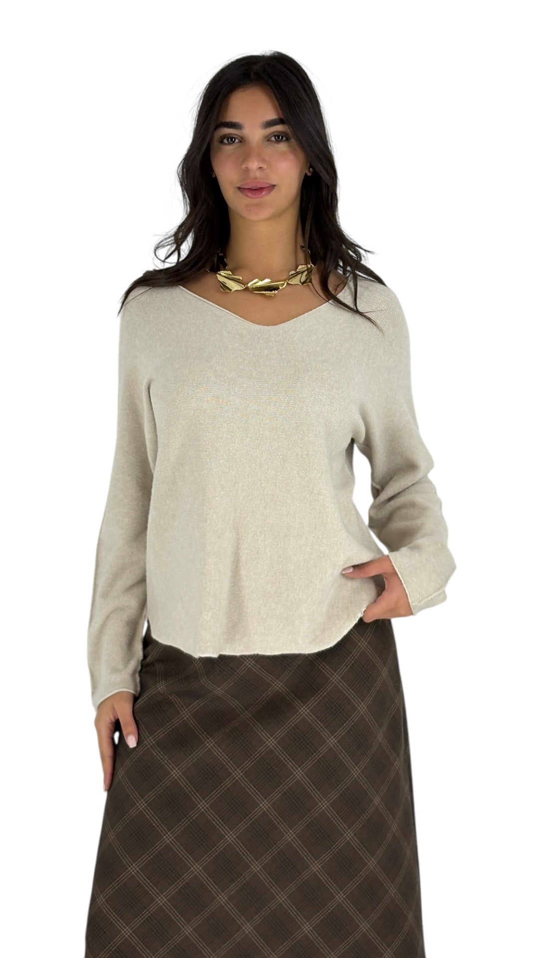 Carmen Beige Sweater