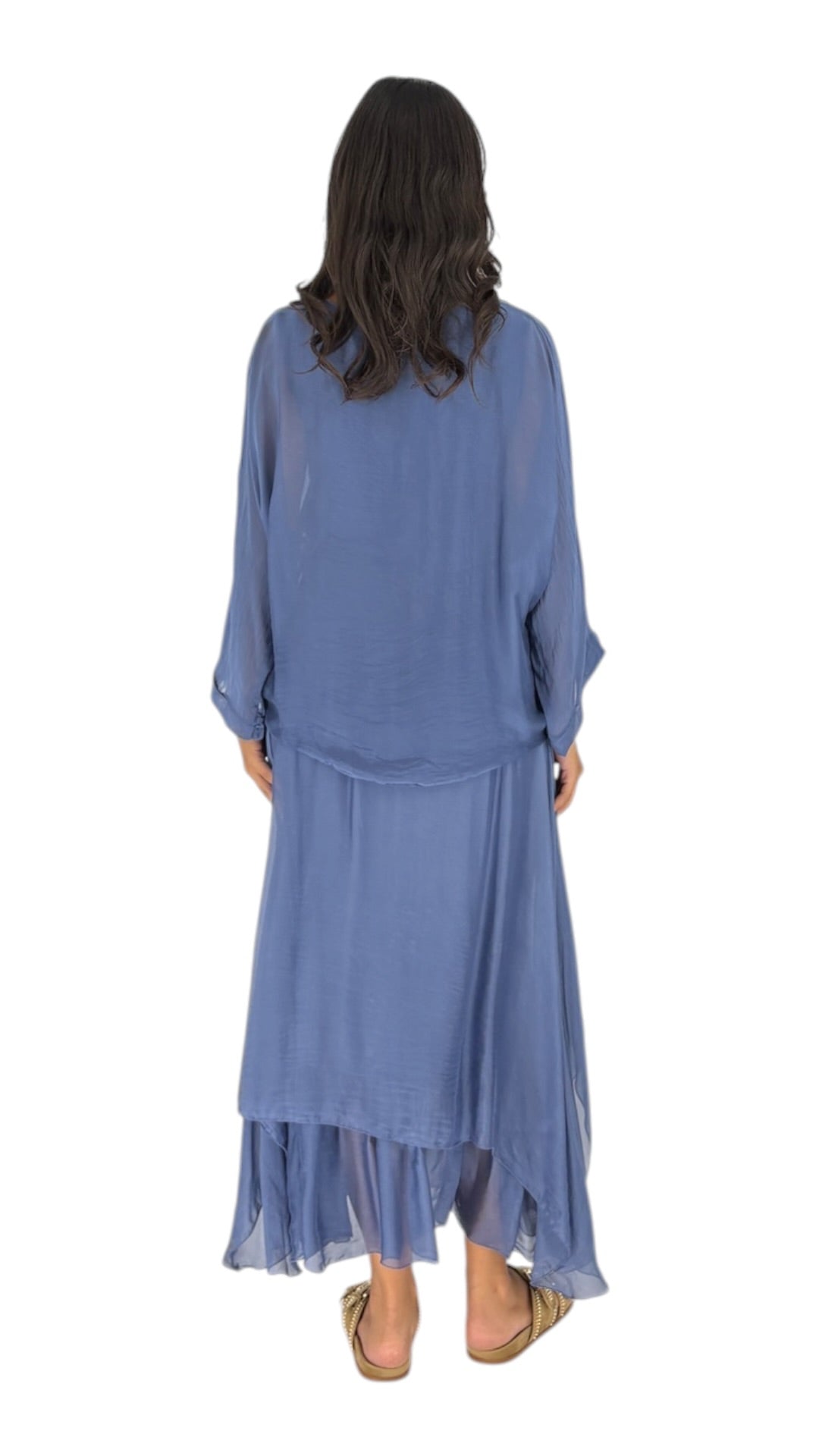 Mena Blue Skirt