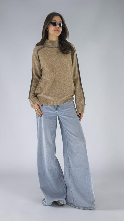 Naira High Neck Sweater