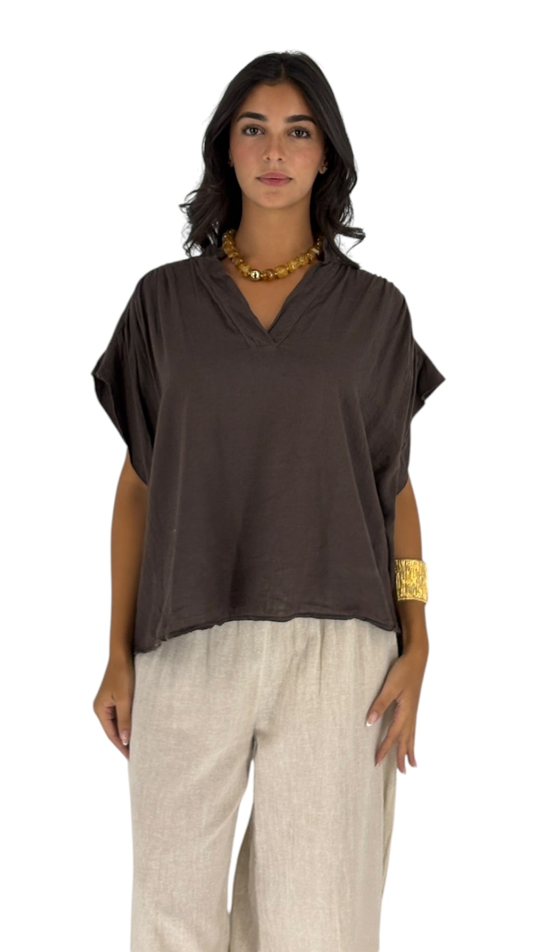 Tulipan Brown Top