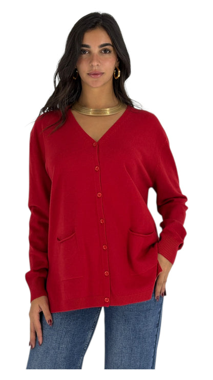Mircel Red Cardigan