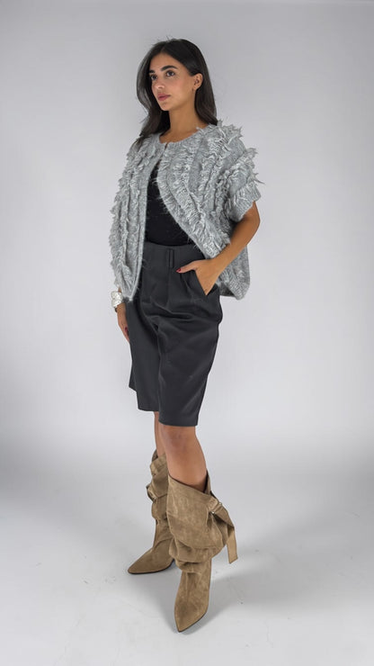 Zahi Grey Vest