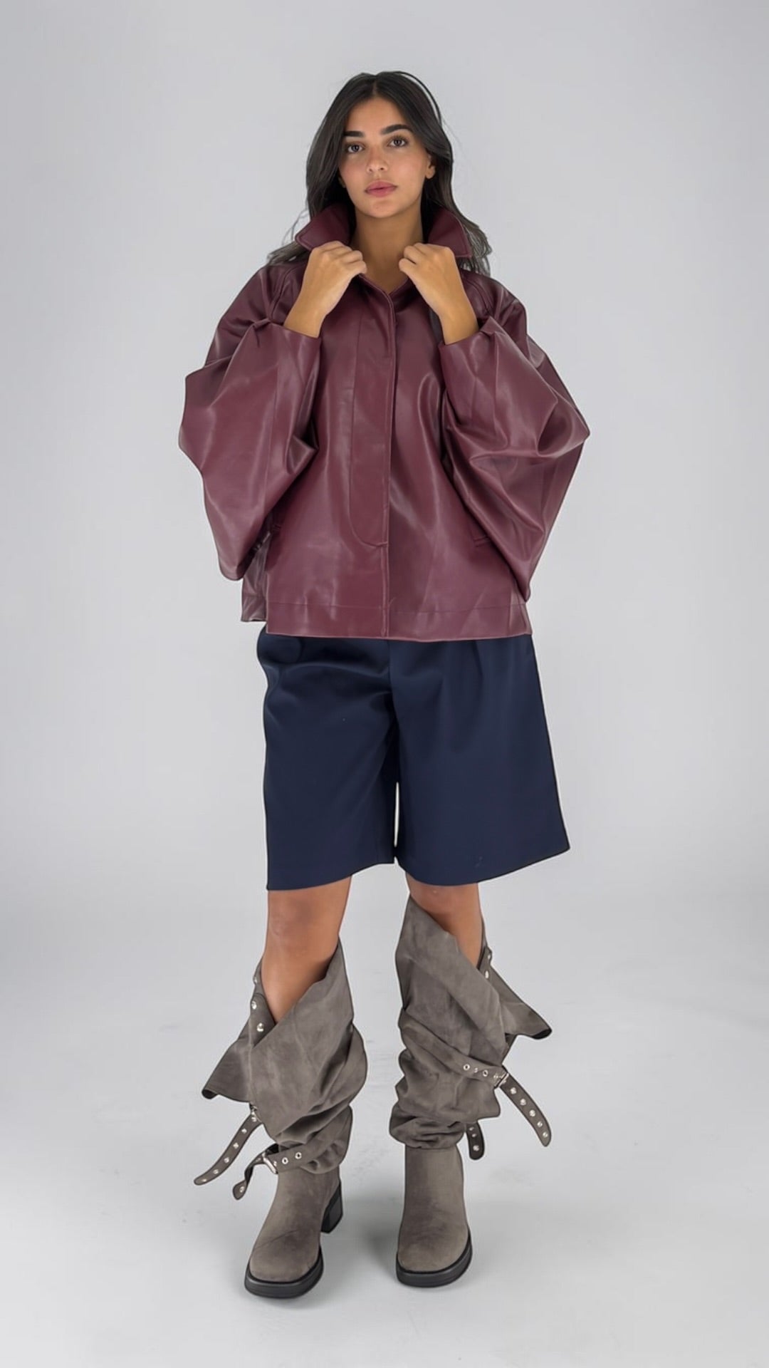 Rozan Burgundy Jacket