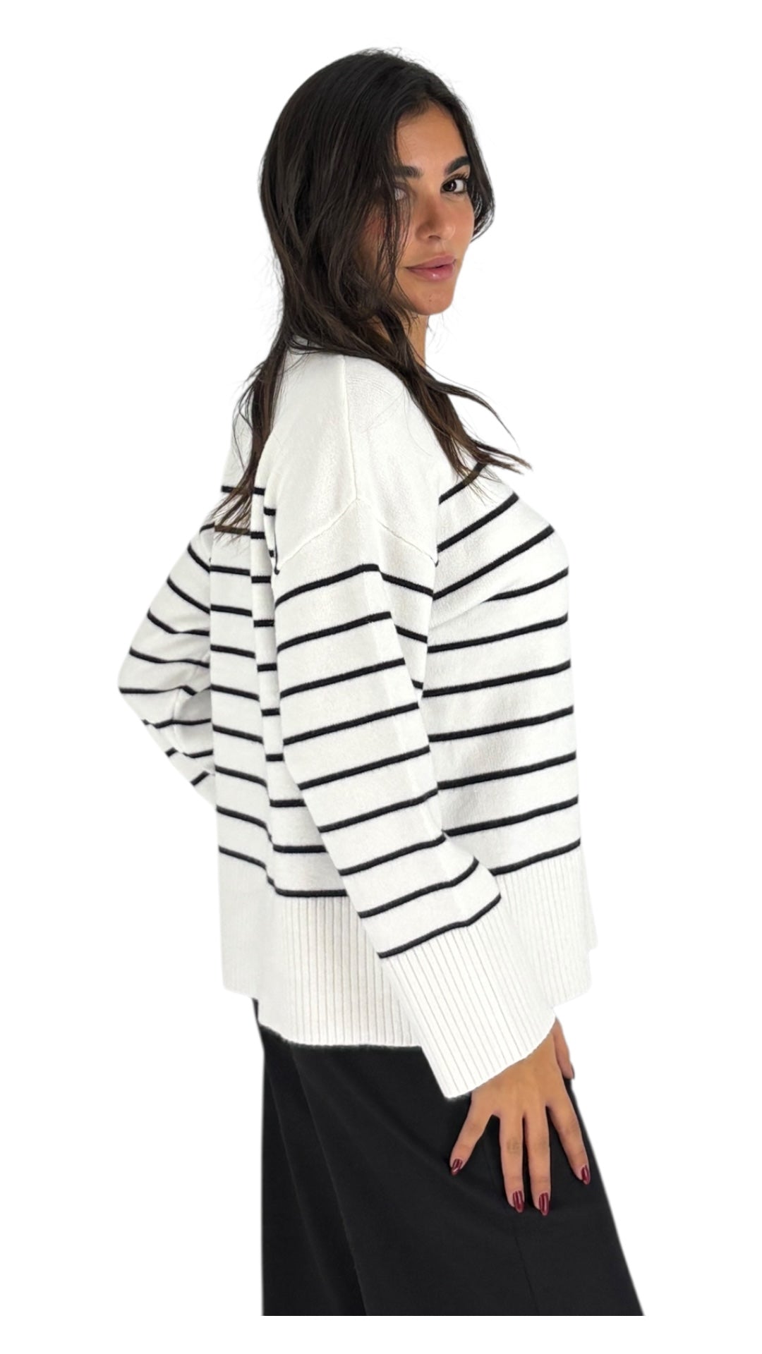 Batoul White Sweater